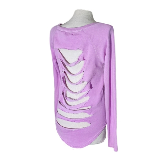 Ocean Drive Tops - Ocean Drive Summertime Pullover Lavender Size S